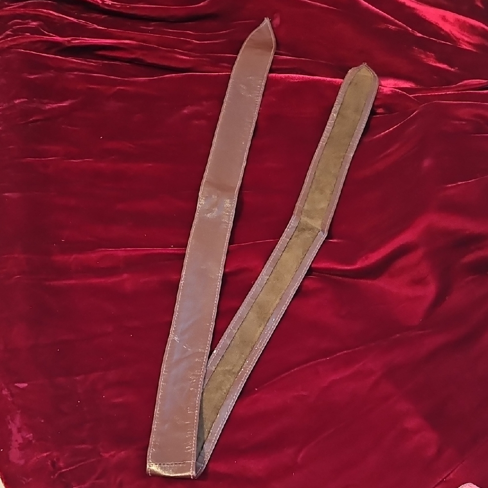Leather Tie Belt